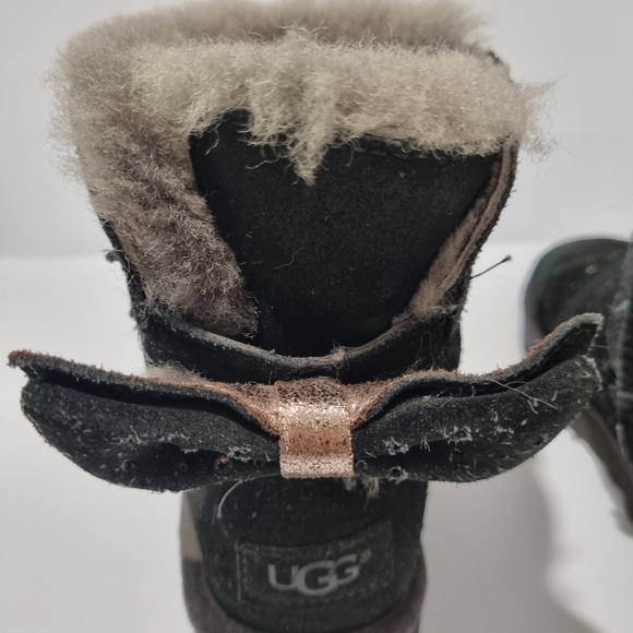 UGG "Stargirl Mini" Black and Gold Slipper Boots Size 36 = AU5 - Picture 7 of 12
